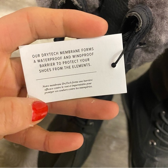 UGG | Adirondack III Tall Waterproof Snow Boots In Black NEW - Picture 6 of 12